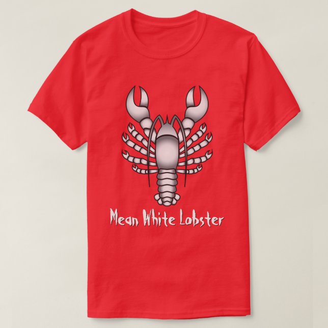 Camiseta Jordan Peterson Mean White Lobster Man Meme (Frente do Design)