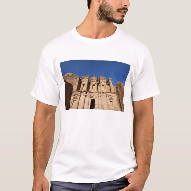 Camiseta Jordan, Petra, O Monastério, Al Deir. (Frente)