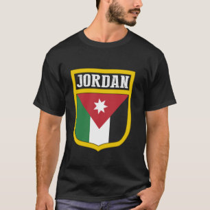 Camiseta Jordânia,Bandeira da Jordânia,Reino Jordaniano,Paí