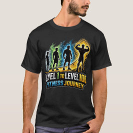 Camiseta Jornada de condicionamento físico do Nível 1 ao Ní