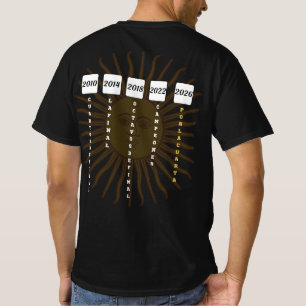 Camiseta Jornada de Futebol da Argentina: 2010-2026 Sun Tee