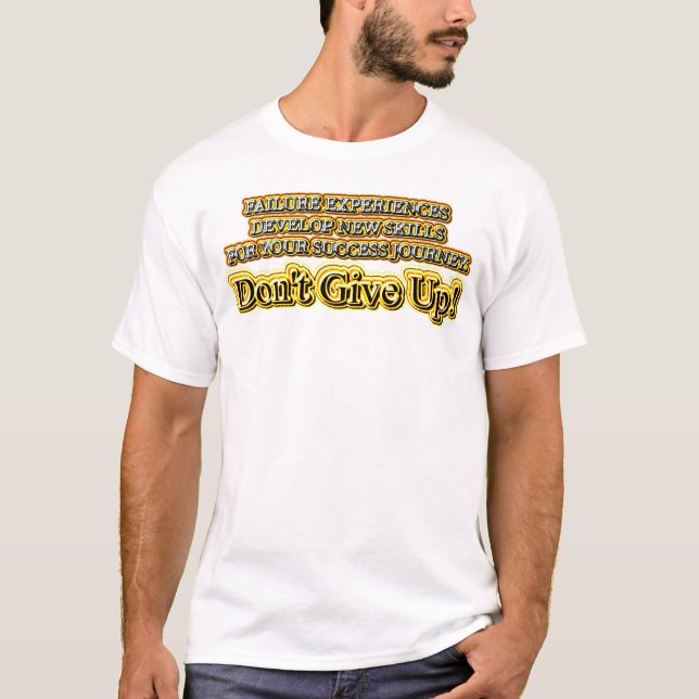 Camiseta "Jornada de Sucesso" Design. Compre agora (Frente)