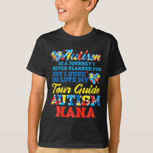 Camiseta Jornada do Autismo Guia de Turismo Nunca Planejado