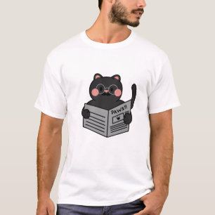 Camiseta Jornais quebrando notícias Black Cat - remessa gra