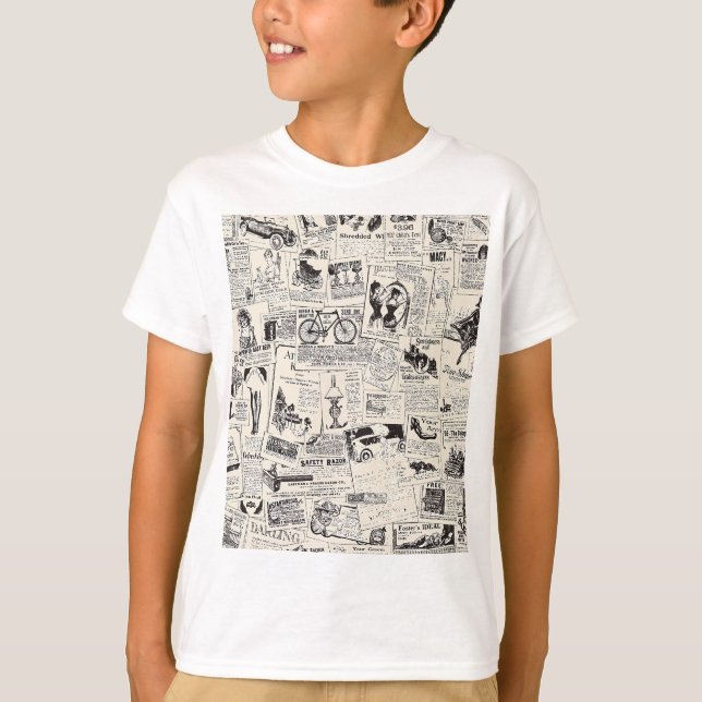 Camiseta Jornal Vintage (Frente)