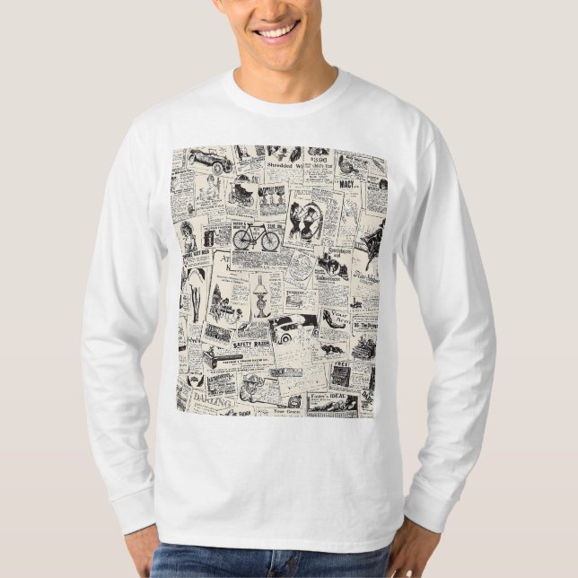 Camiseta Jornal Vintage (Frente)