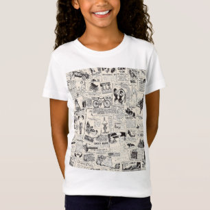 Camiseta Jornal Vintage