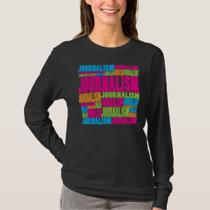 Camiseta Jornalismo colorido