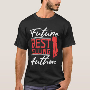 Camiseta Jornalismo de Escritor de Melhor Venda do Futuro M