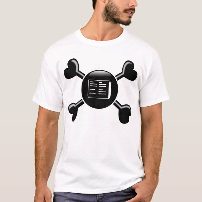 Camiseta Jornalismo dos Crossbones (Frente)