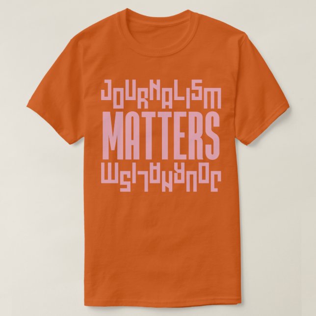 Camiseta Jornalismo Importa (Frente do Design)