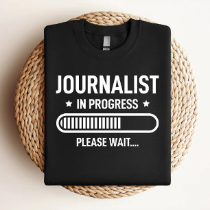 Camiseta Jornalista Em Curso Futuro Jornalista