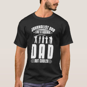 Camiseta Jornalista Escrevendo Jornalismo Repórter de Mídia