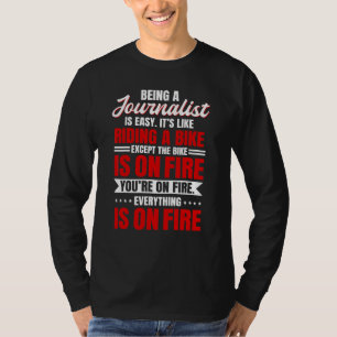 Camiseta Jornalista Escritor Repórter Locutor Jornalismo