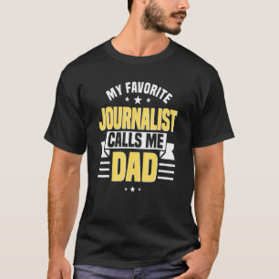 Camiseta Jornalista Pai Jornalista Jornalismo Columnalista 