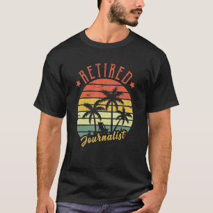 Camiseta Jornalista Reformado Retro Vintage Para Homens Pai