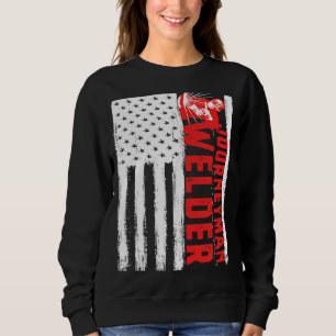 Camiseta Jornalista Welder Ideia para um Handyman Patriótic