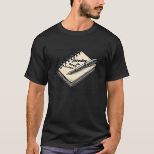 Camiseta Jornalizando Como Terapia mas Bem-Estar Mental Mai