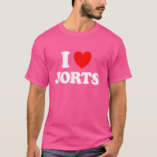 Camiseta Jorts Funny Fashion Cringe Style Jean Short Pants