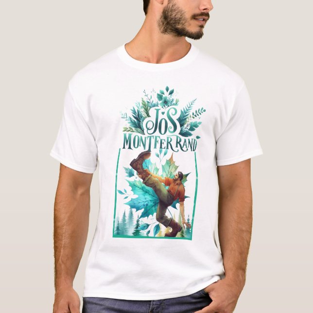 Camiseta Jos Montferrand, le géant des rivières (Frente)