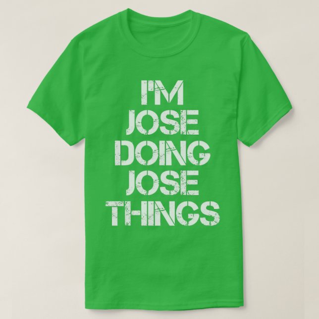 Camiseta José Fazendo Jogo Coisas 23 (Frente do Design)