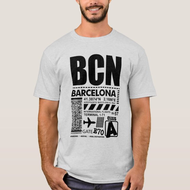 Camiseta Josep Tarradellas Barcelona El Prat (Frente)