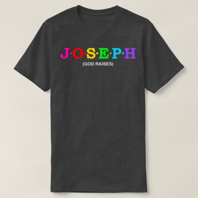 Camiseta Joseph Deus levanta (Frente do Design)