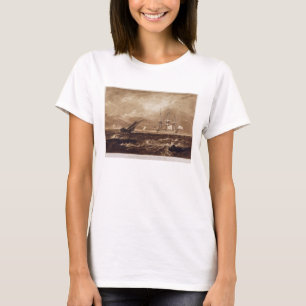 Camiseta Joseph Mallord William Turner a torta do mar do