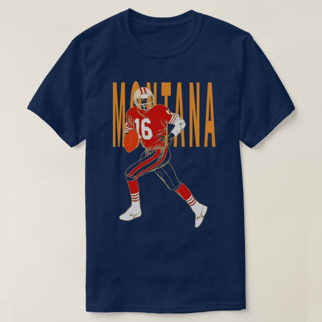 Camiseta Joseph Montana (Frente do Design)