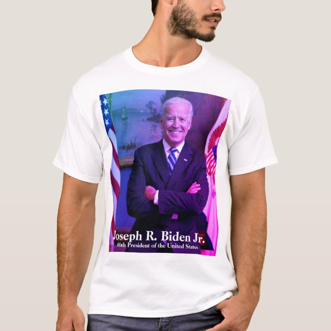 Camiseta Joseph R. Joe Biden Jr. - 46º Presidente dos EUA (Frente)