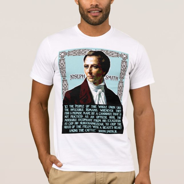 Camiseta Joseph Smith em políticos (Frente)