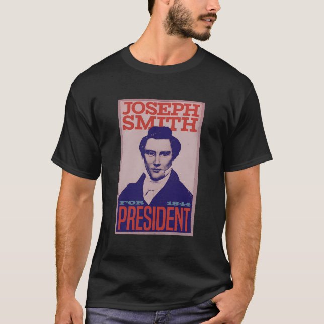 Camiseta Joseph Smith Para A Campanha De Profetas Do Presid (Frente)