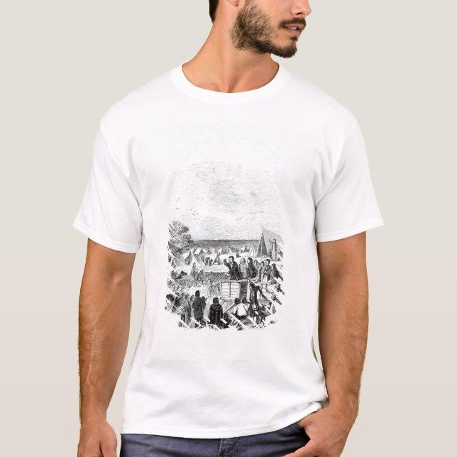 Camiseta Joseph Smith que Preaching na região selvagem (Frente)