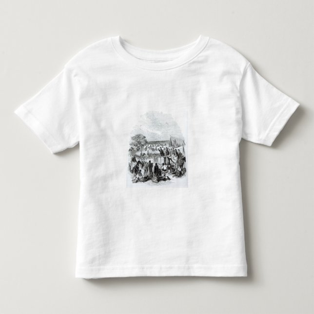 Camiseta Joseph Smith que Preaching na região selvagem (Frente)