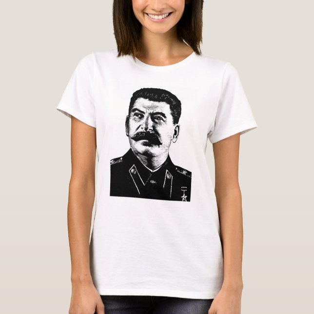 Camiseta Joseph Stalin, URSS, CCCP, União Soviética, Comuni (Frente)