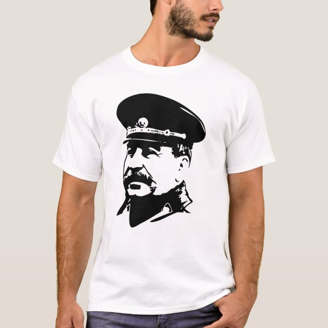 Camiseta Joseph Stalin, URSS, CCCP, União Soviética, Comuni (Frente)