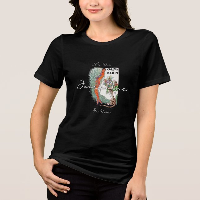 Camiseta Josephine Jazz Age Elegance – 1920s Paris  (Frente)