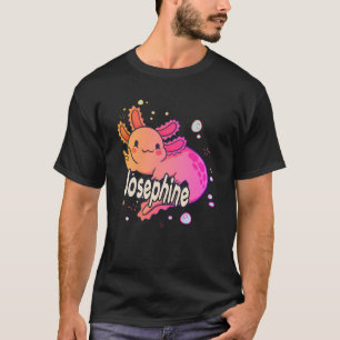 Camiseta JOSEPHINE - Lindo nome de menina com adorável AXOL