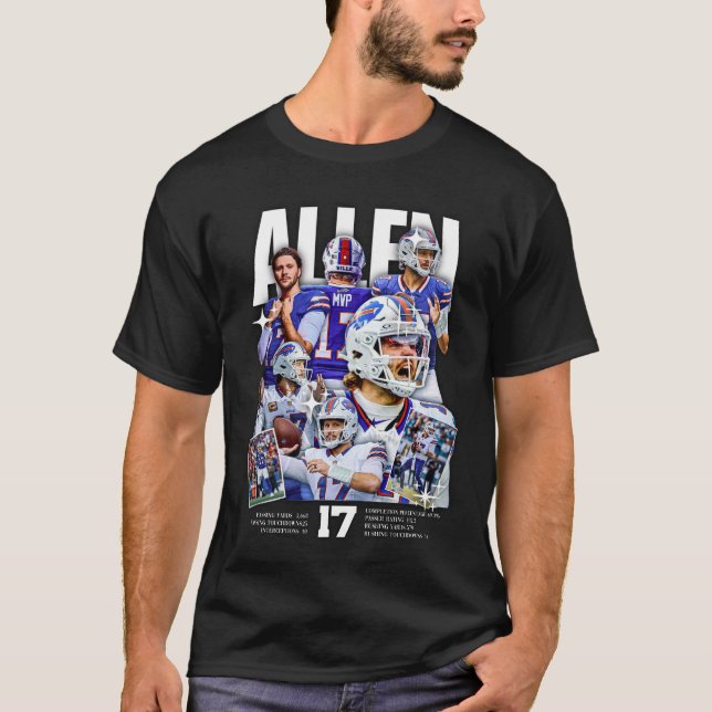 Camiseta Josh Allen fans art (Frente)