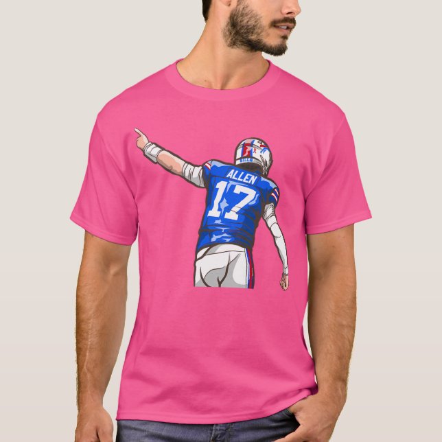 Camiseta Josh Allen Goat Cartoon (Frente)