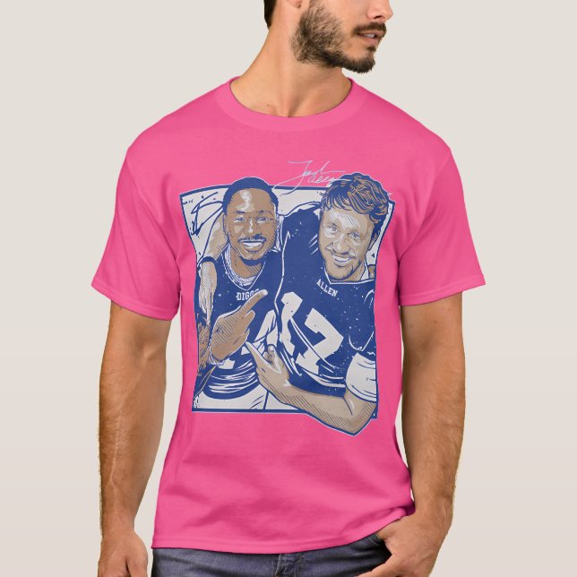 Camiseta Josh Allen Stefon Diggs O Duo (Frente)