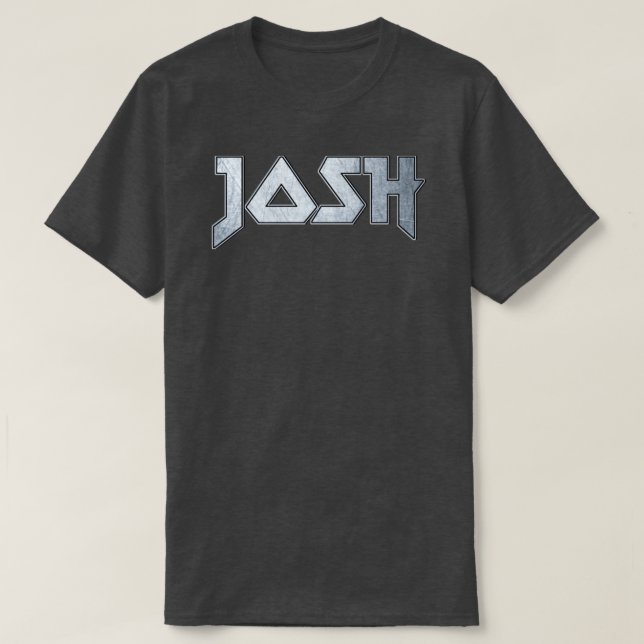Camiseta Josh de metal pesado (Frente do Design)
