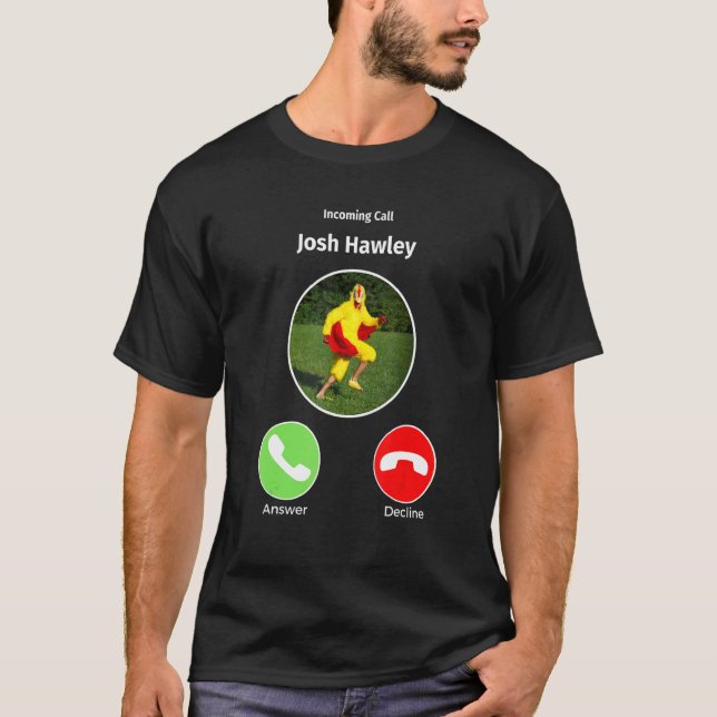 Camiseta Josh Hawley Correndo Como Uma Galinha Chorando (Frente)