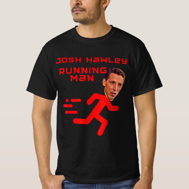 Camiseta Josh Hwley, homem correndo (Frente)