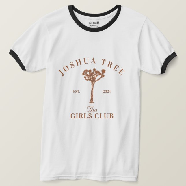 Camiseta Joshua Tree Bachelorette Girls Club (Frente do Design)