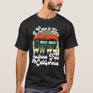 Camiseta Joshua Tree California Eu Amo Aqui Acampando Trav