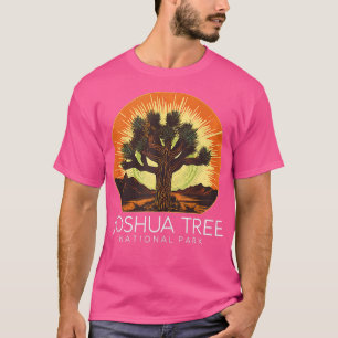 Camiseta Joshua Tree Desert Vintage Retro Acampamento ao Ex