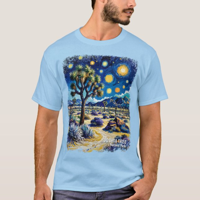 Camiseta Joshua Tree Mojave Desert Hiking Modern Dreamlike (Frente)