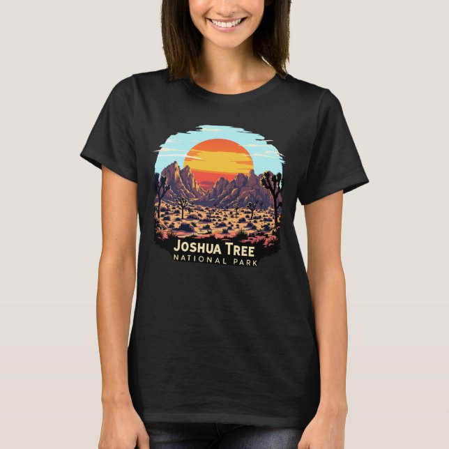 Camiseta Joshua Tree National Park Desert Sunset (Frente)
