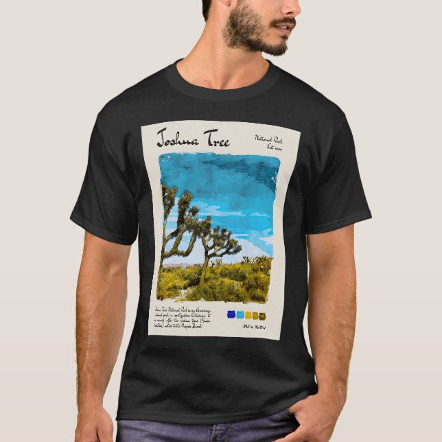 Camiseta Joshua Tree Vintage Viagem (Frente)